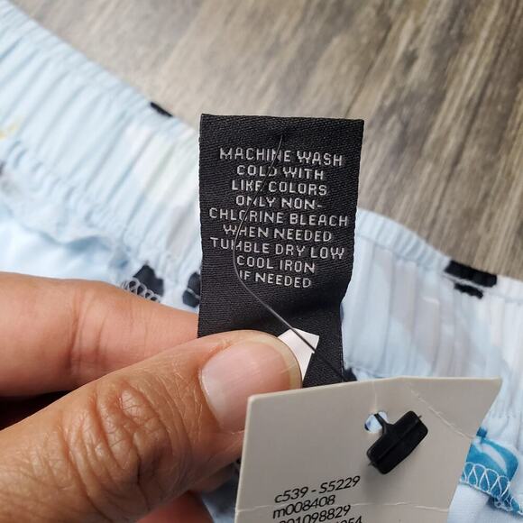 Lane Bryant Baby Blue Floral Ruffle Hem Midi Skirt Size 18/20 NWT Whimsical - Picture 7 of 9